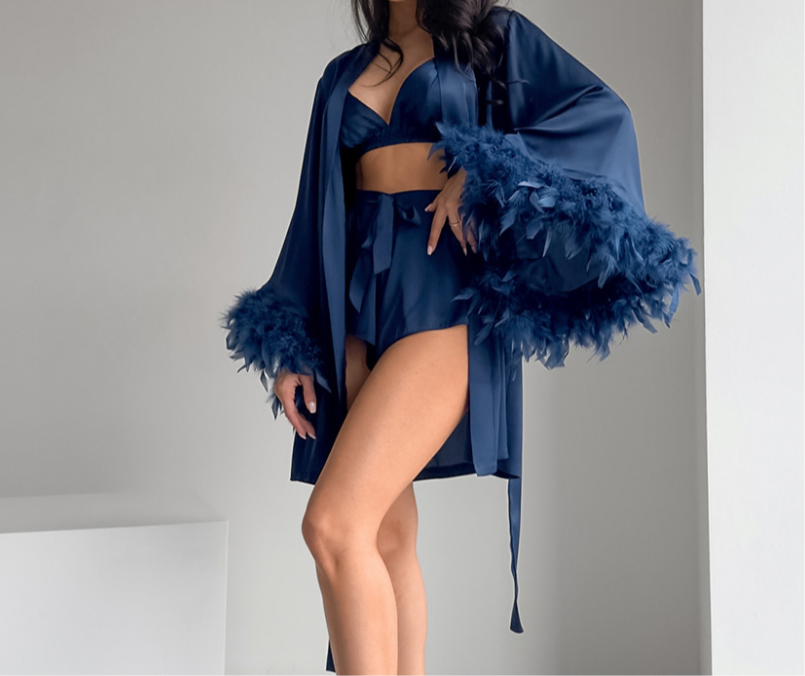 Blue 3 piece night set