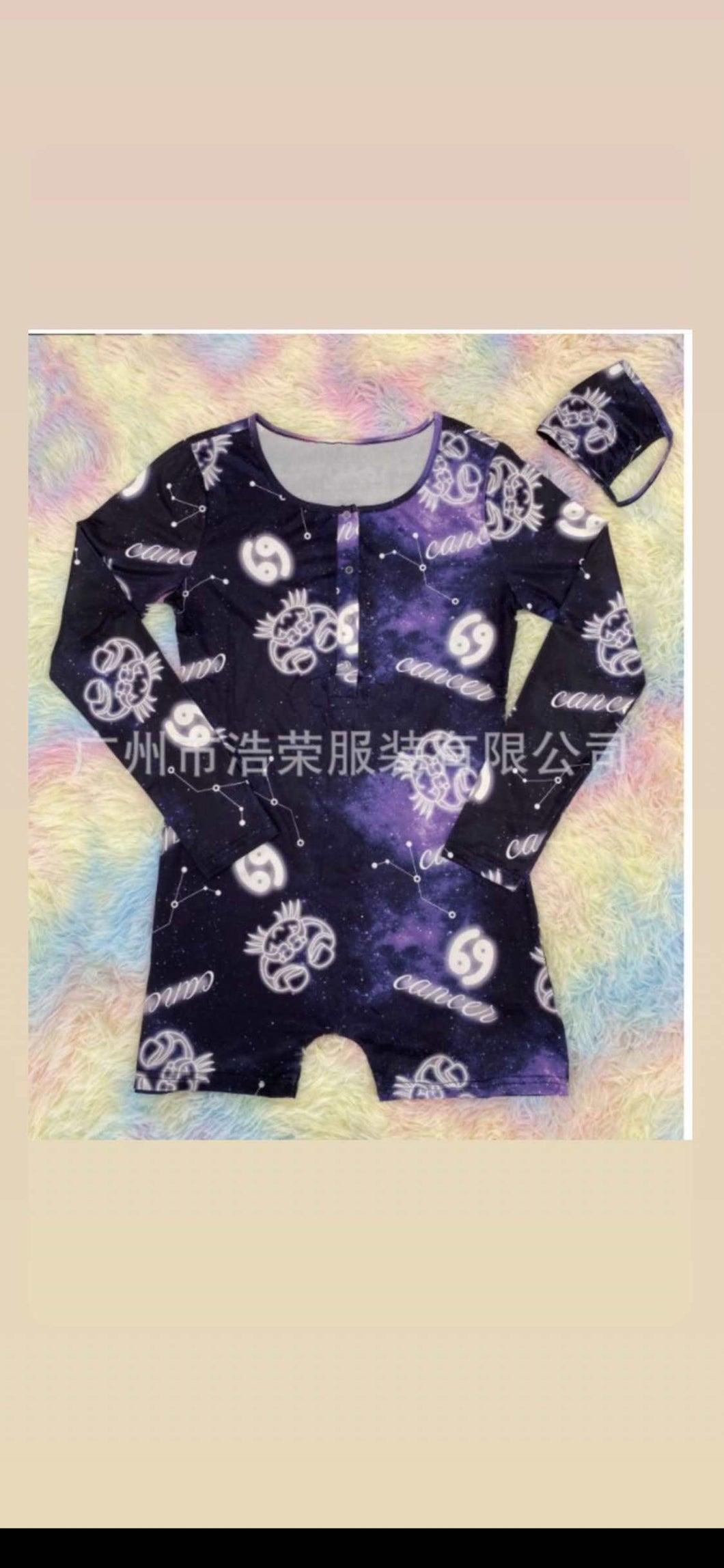 Zodiac onesie Cancer